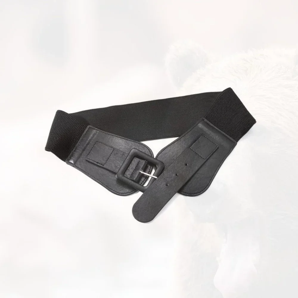 New Square Buckle Elastic Belt size US 80(6-10) 146 - Picture 3 of 3